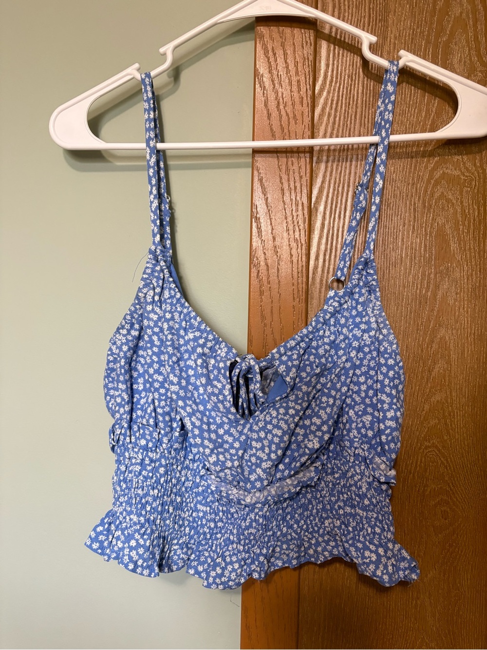 wild fable Blue Floral Smocked Cami Top